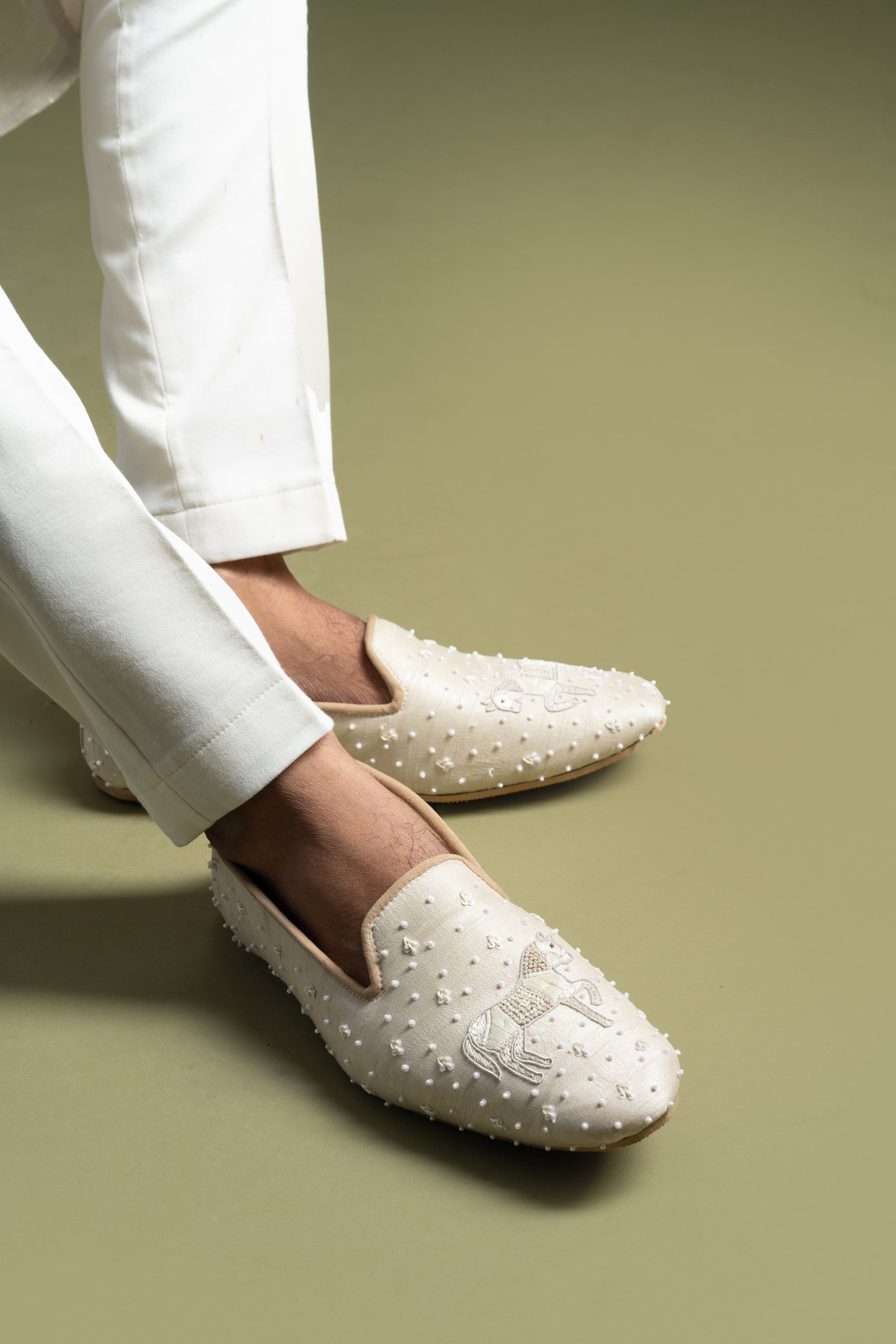 Dress Shoes White Loafers With Gold Spikes White Dress Shoes With