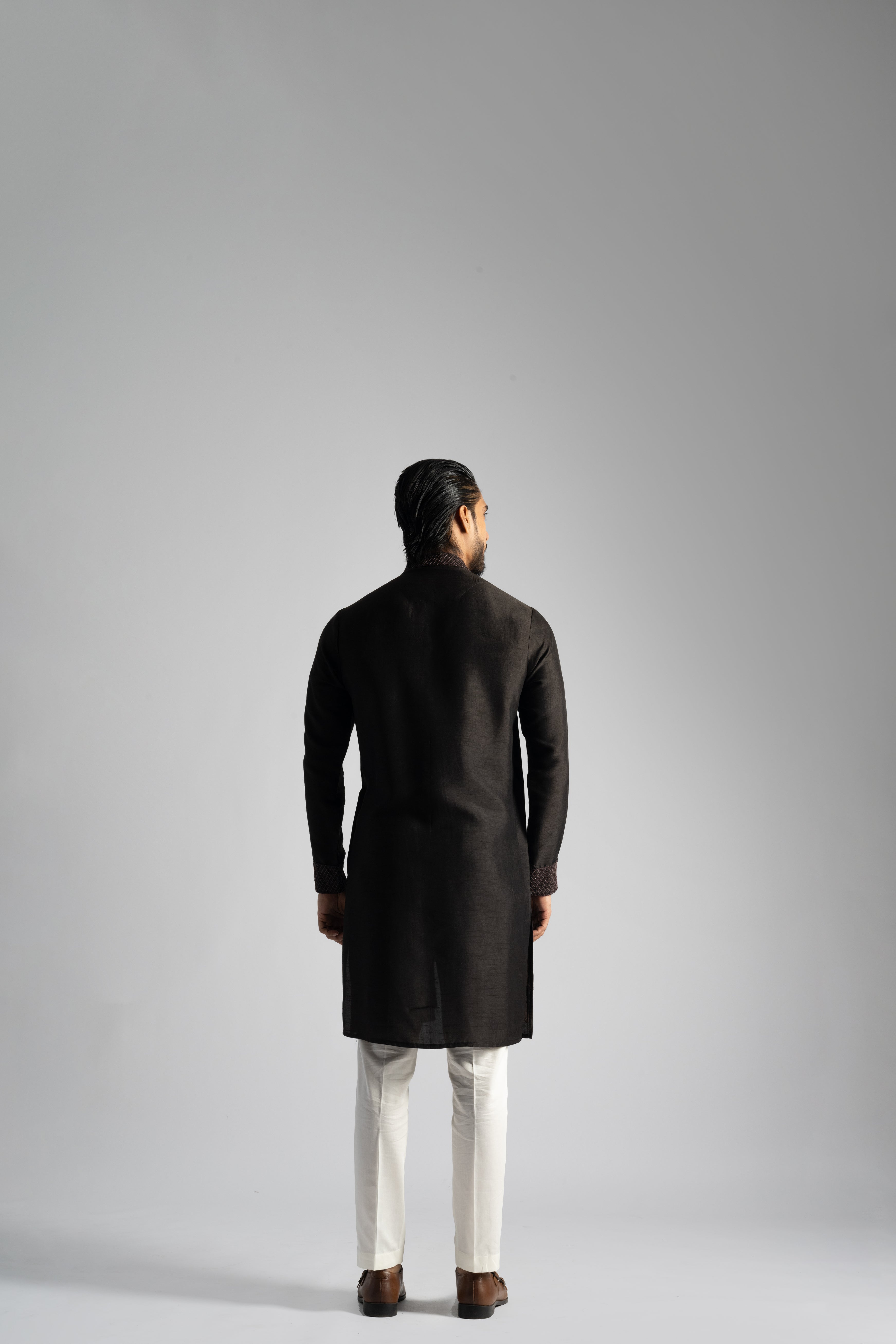 DEEP BROWN KURTA SET