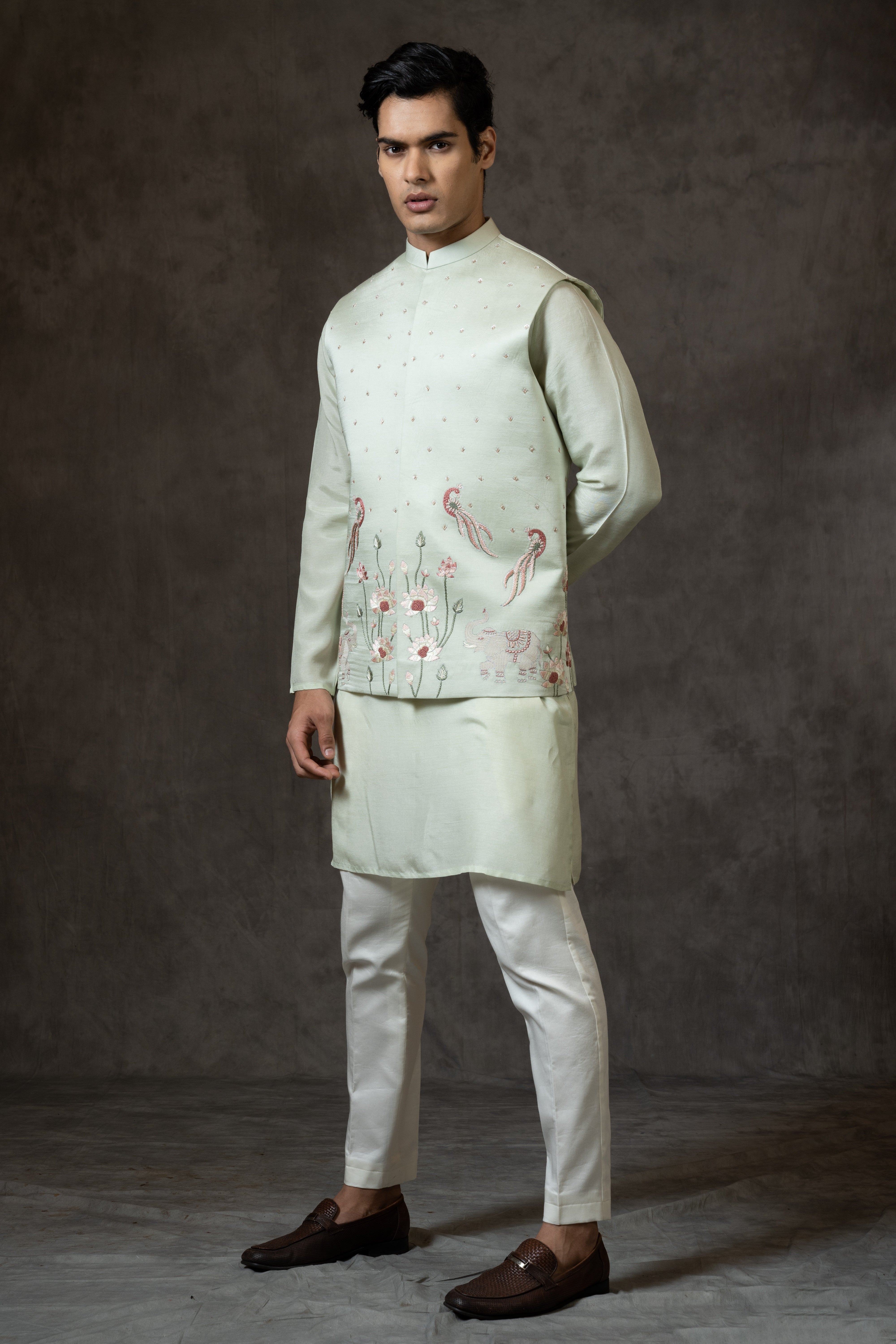LOTUS GARDEN NEHRU KURTA SET