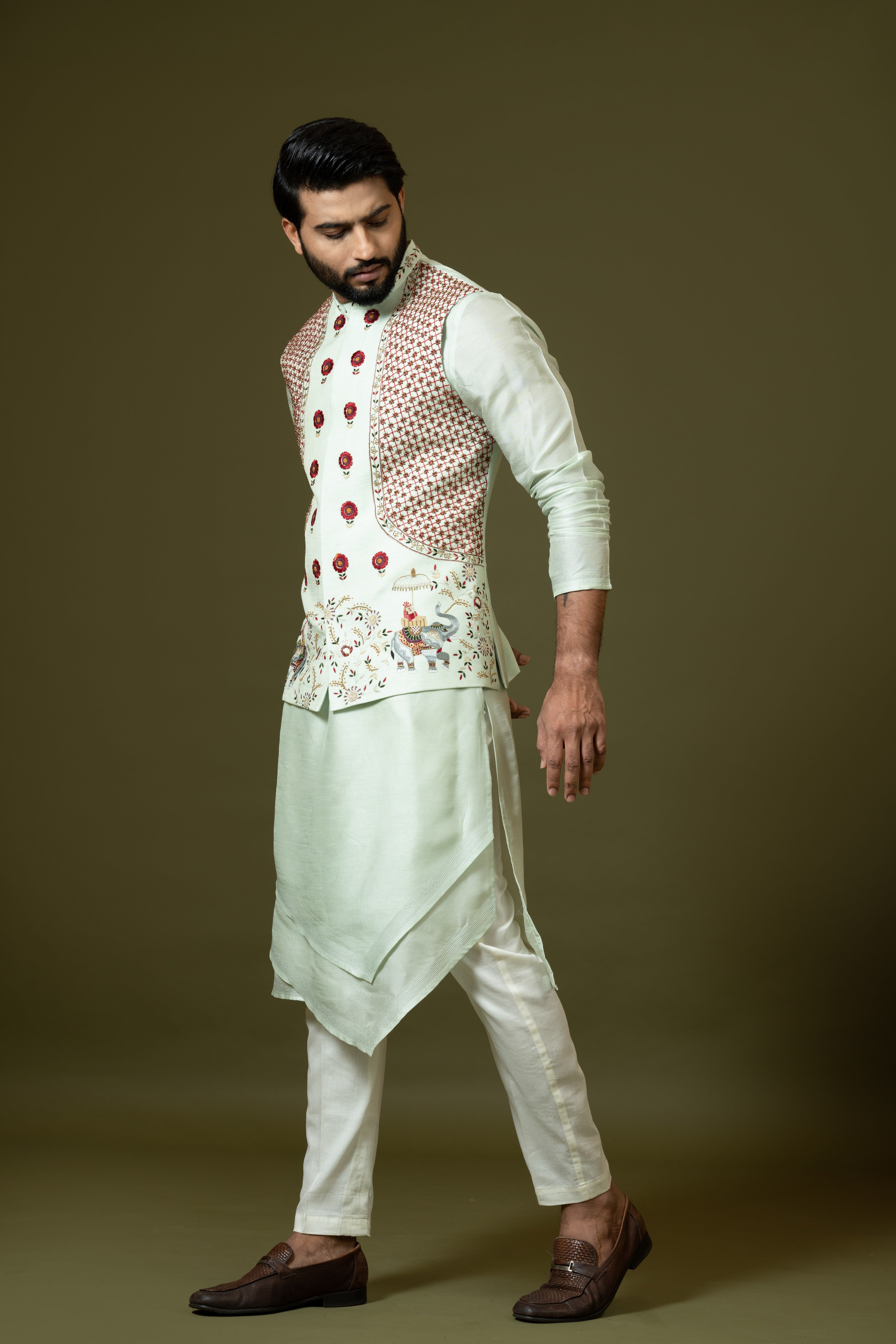 RAJABABU NEHRU KURTA SET