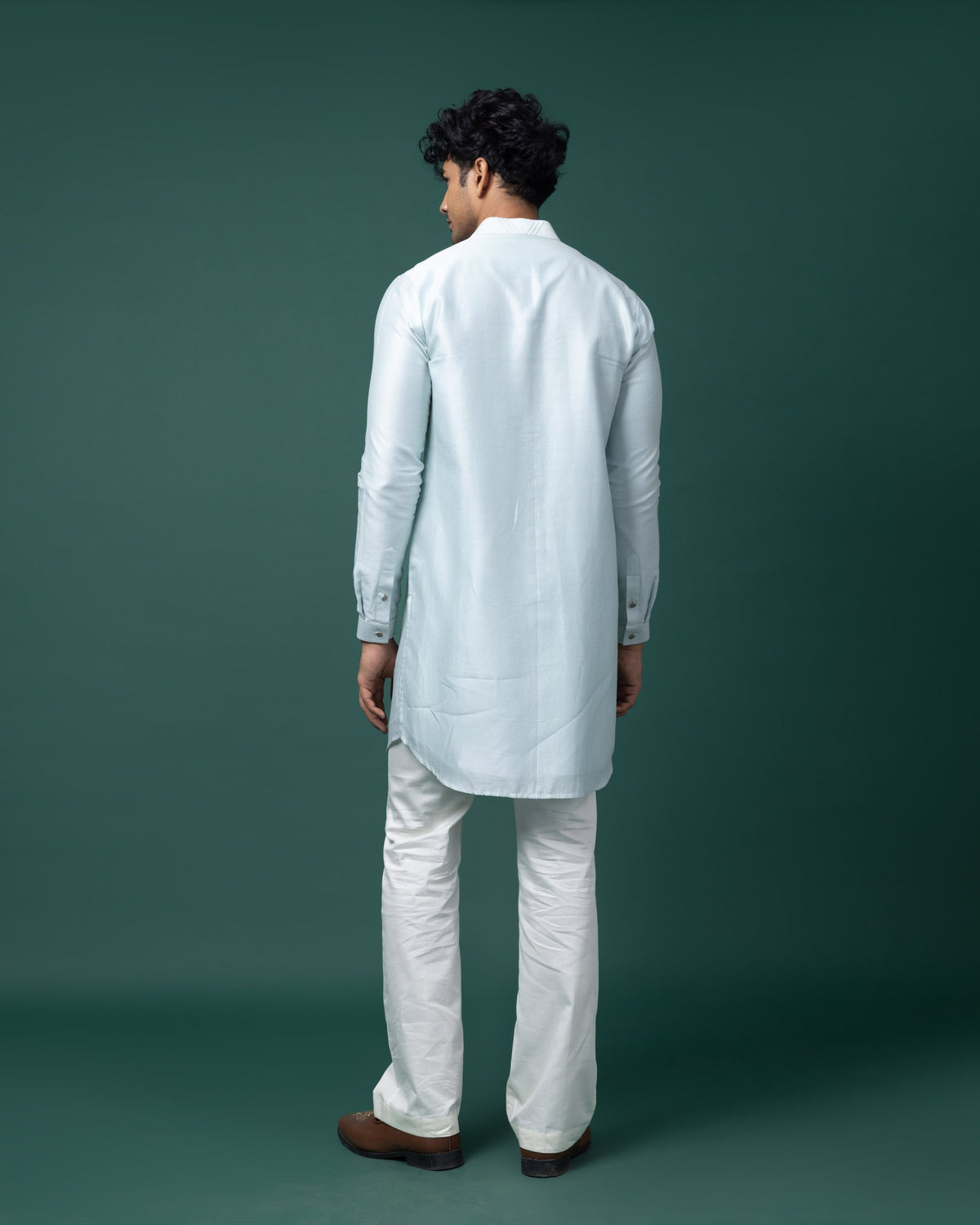 Abstract Gul kurta set by Paarsh Atelier, Aarohan collection - view 4