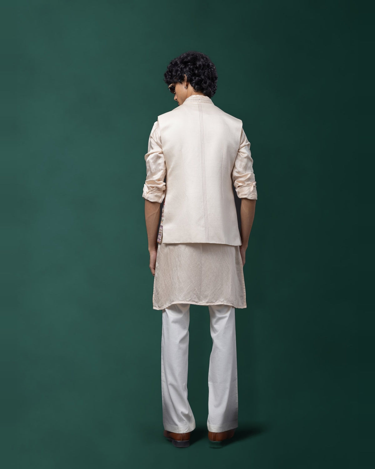 Archie nehru kurta set by Paarsh Atelier, Aarohan collection - view 3