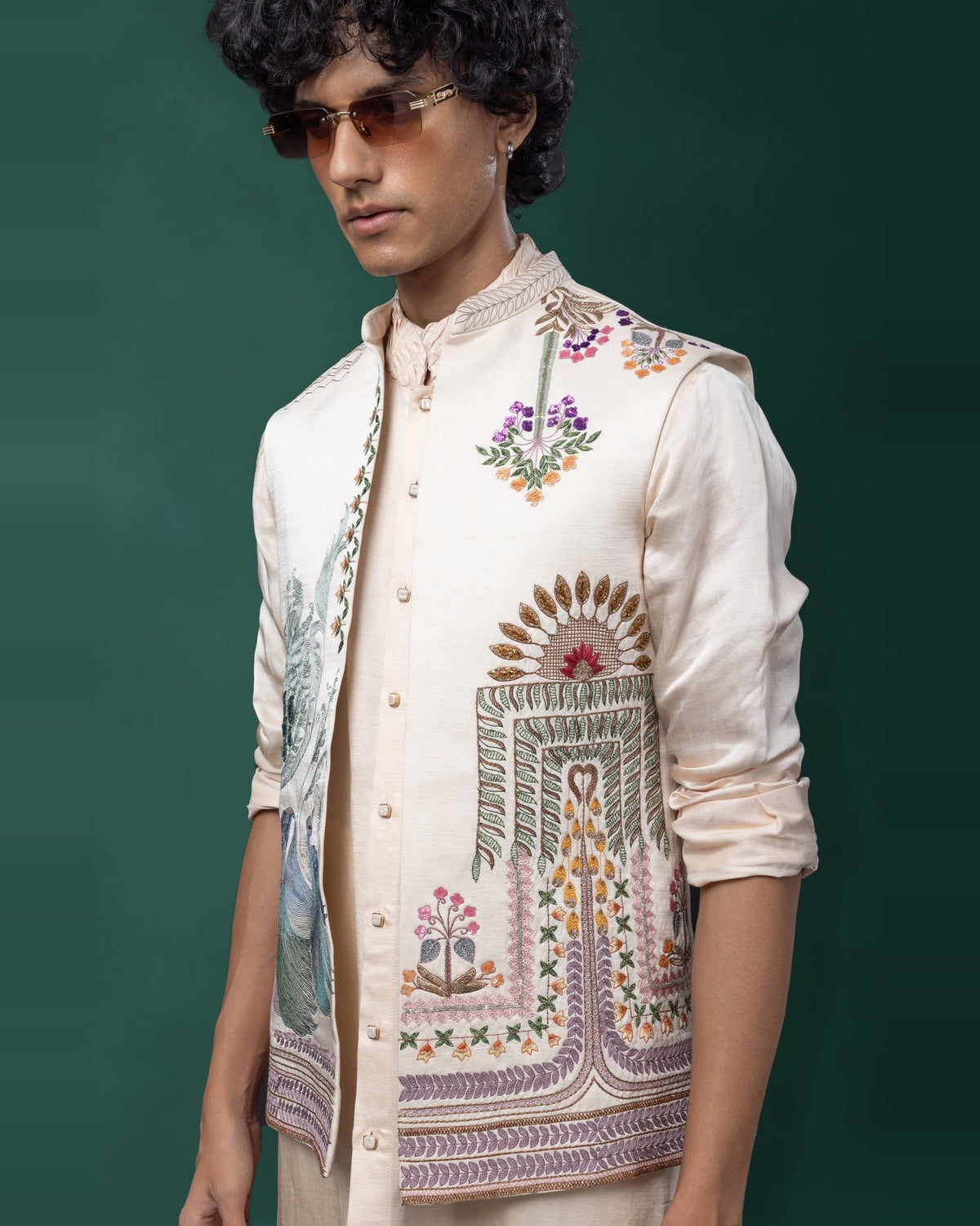 Archie nehru kurta set by Paarsh Atelier, Aarohan collection - view 5