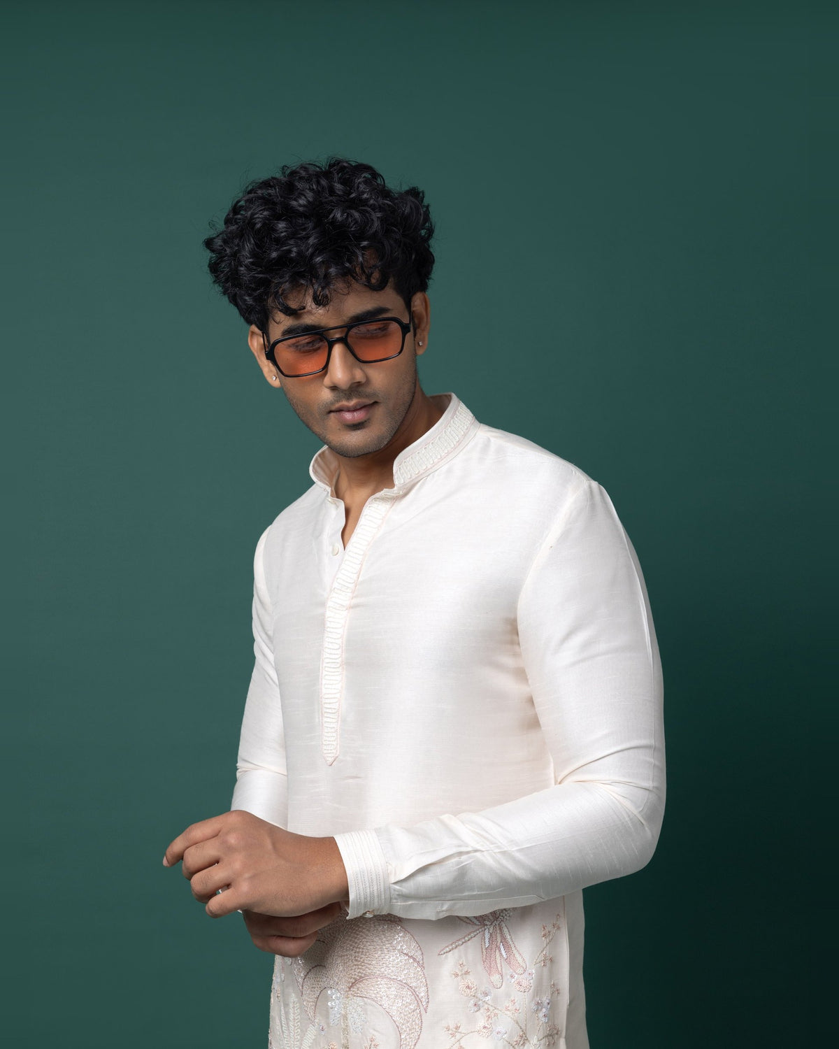 Aura Flora kurta set by Paarsh Atelier, Aarohan collection - view 2