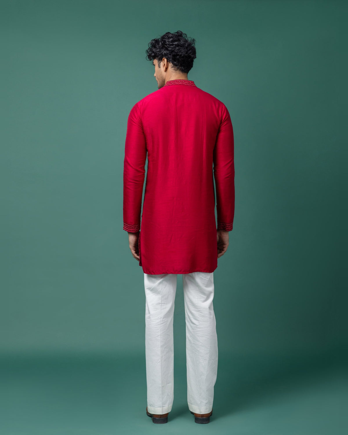 Ruby Matrix kurta set by Paarsh Atelier, Aarohan collection - view 4