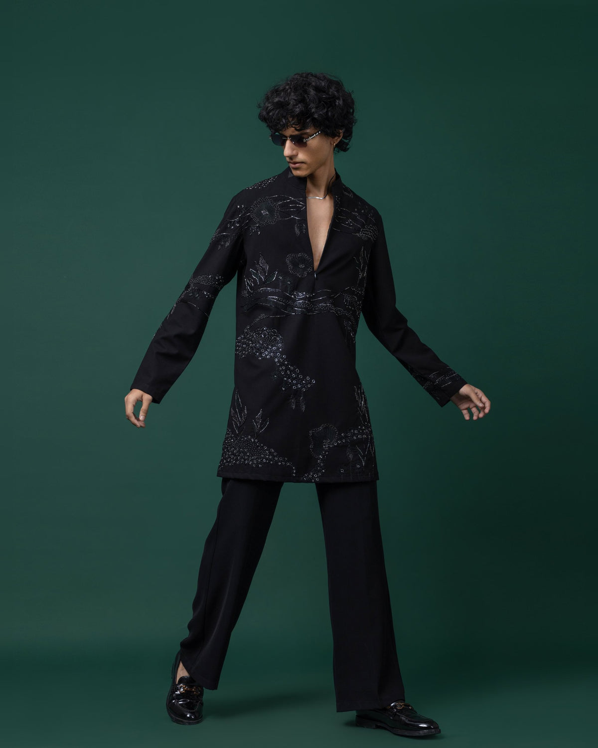 Zip and Zenith kurta set by Paarsh Atelier, Aarohan collection - view 6