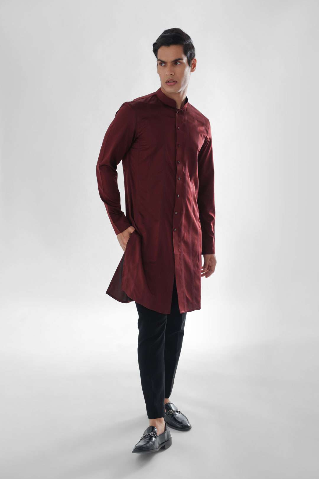 Phlox Cadburry Brown Colour Kurta