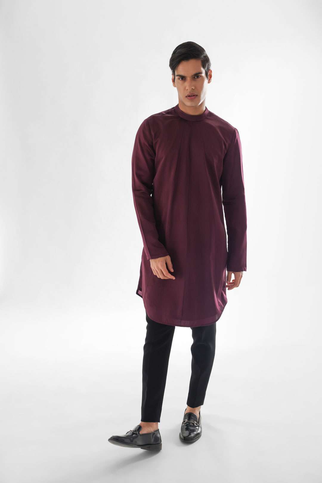 Forbes Vivid Magenta Coloured Kurta