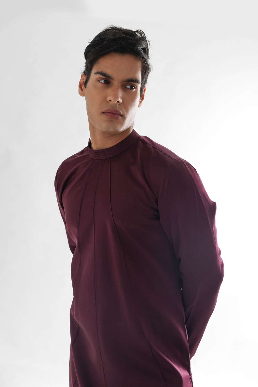 Forbes Vivid Magenta Coloured Kurta