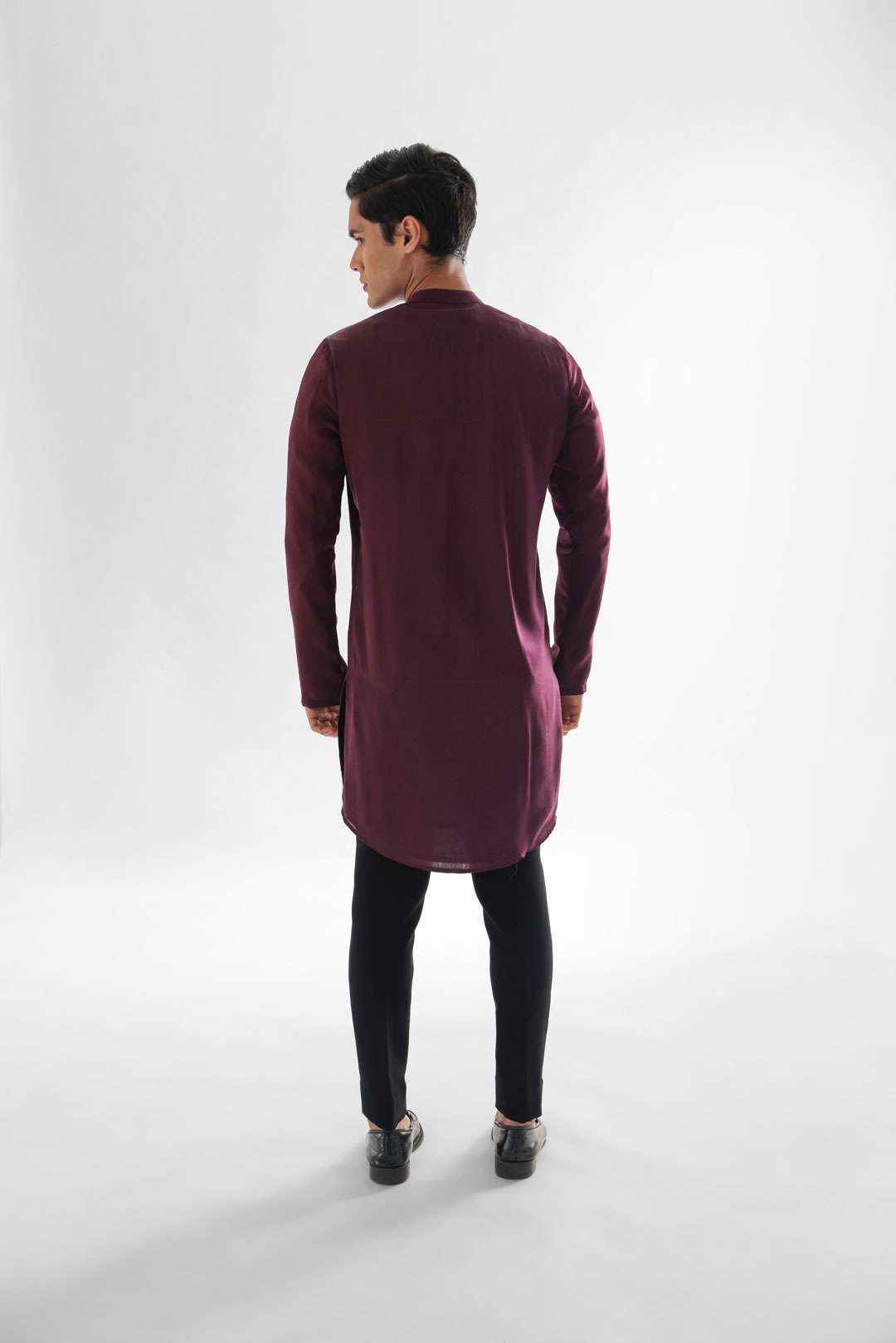 Forbes Vivid Magenta Coloured Kurta