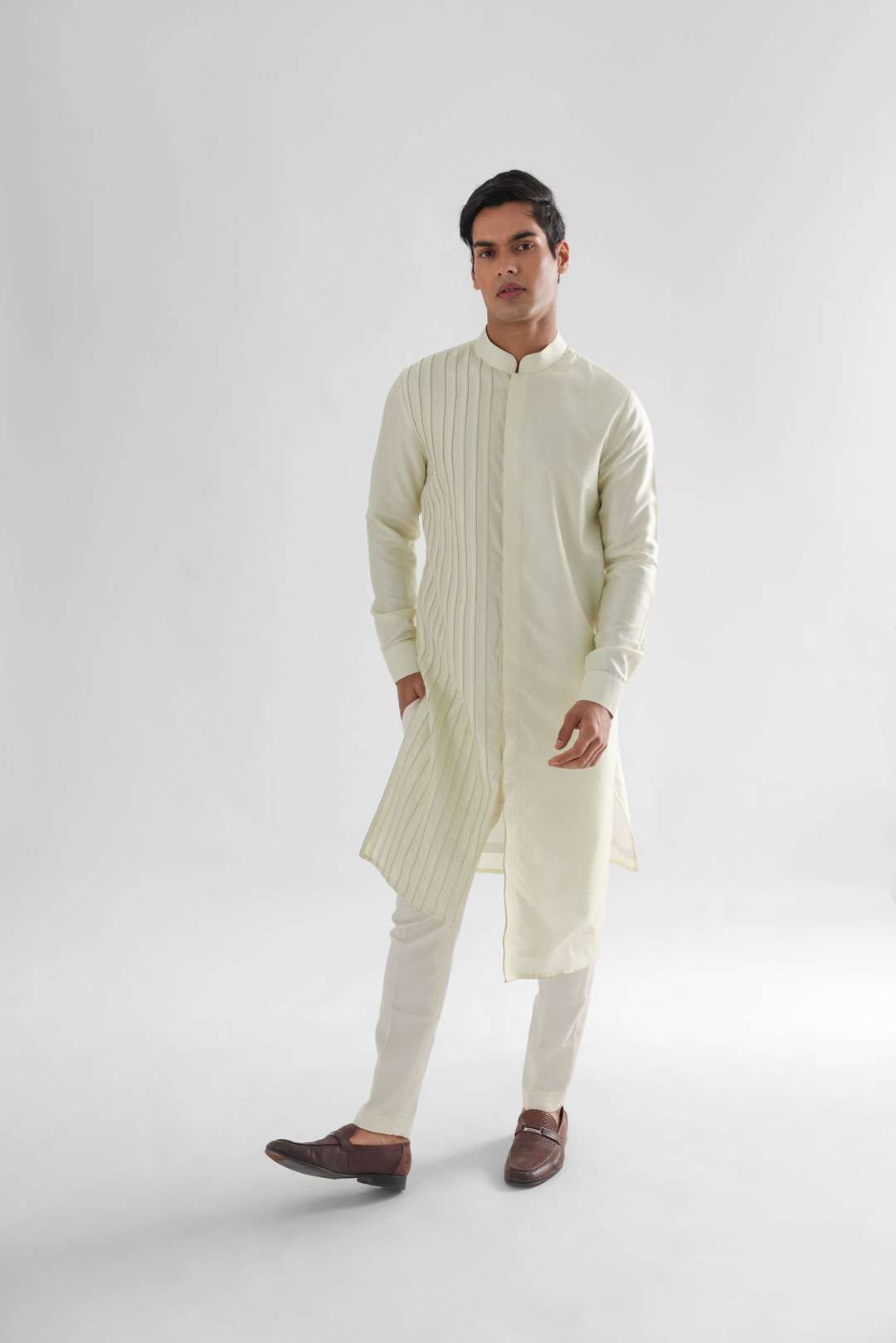 Hawk Light Yellow Kurta
