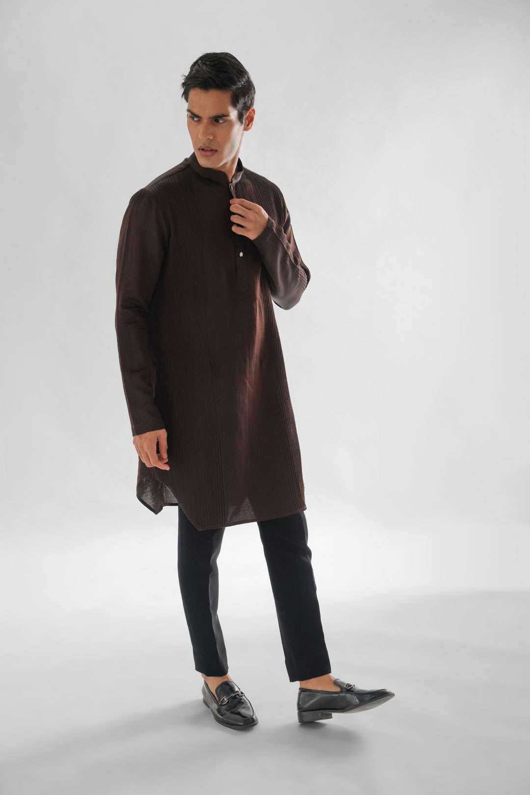 Cosmos Cadburry Brown Colour Kurta