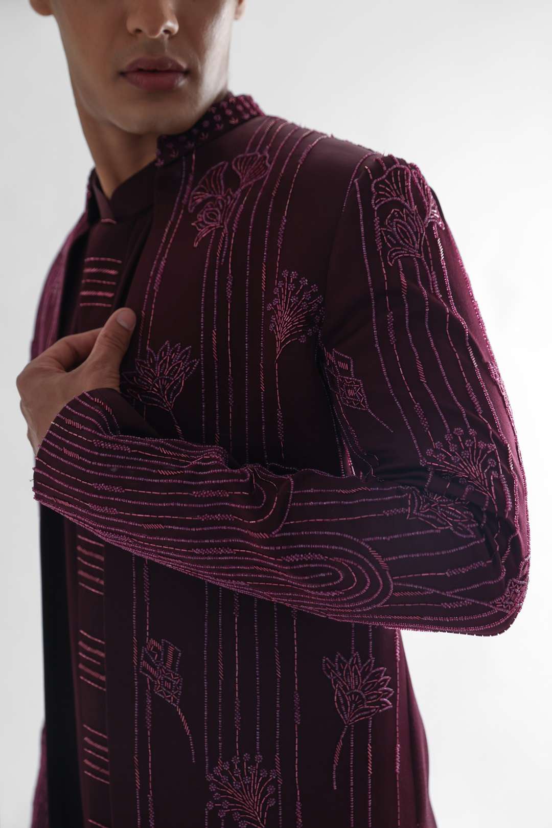 Spruce Magenta Achkan