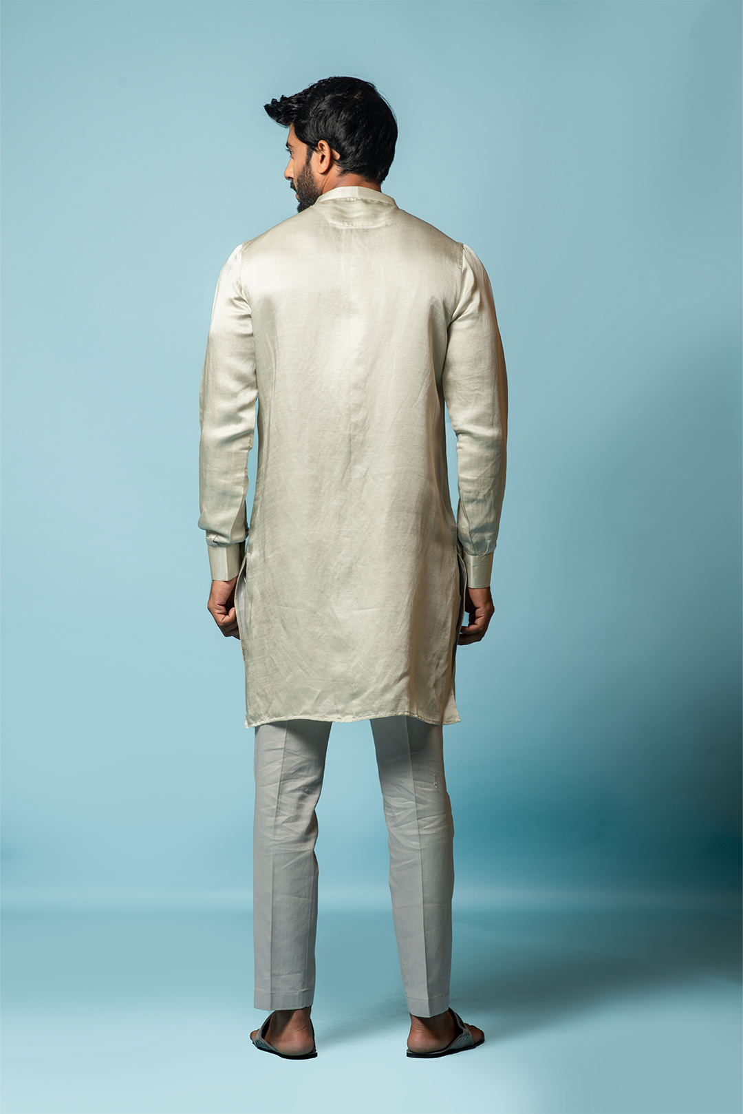 Noaa Shrinking Grey kurta RTS