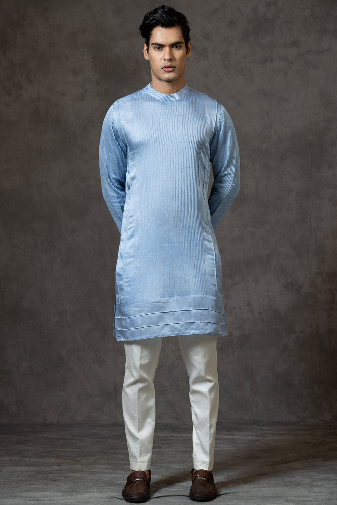 Pintucked Kurta set