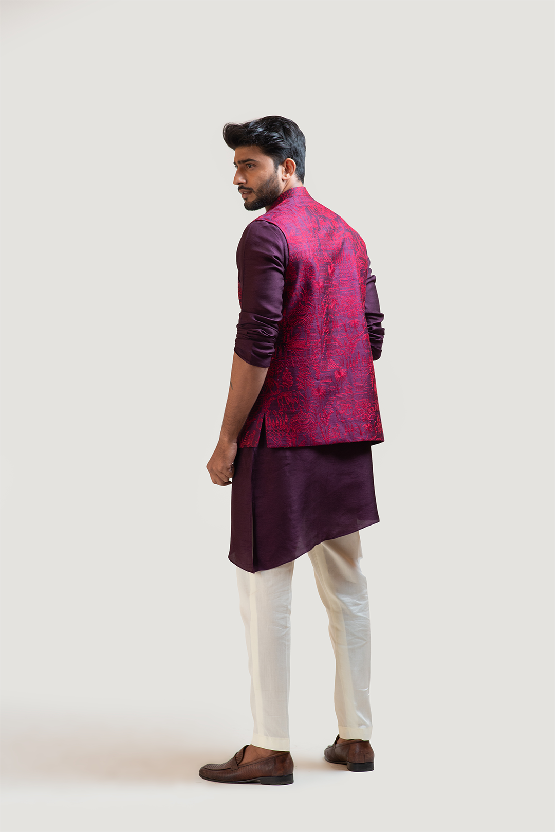 Safari Sunset Nehru and Kurta Set