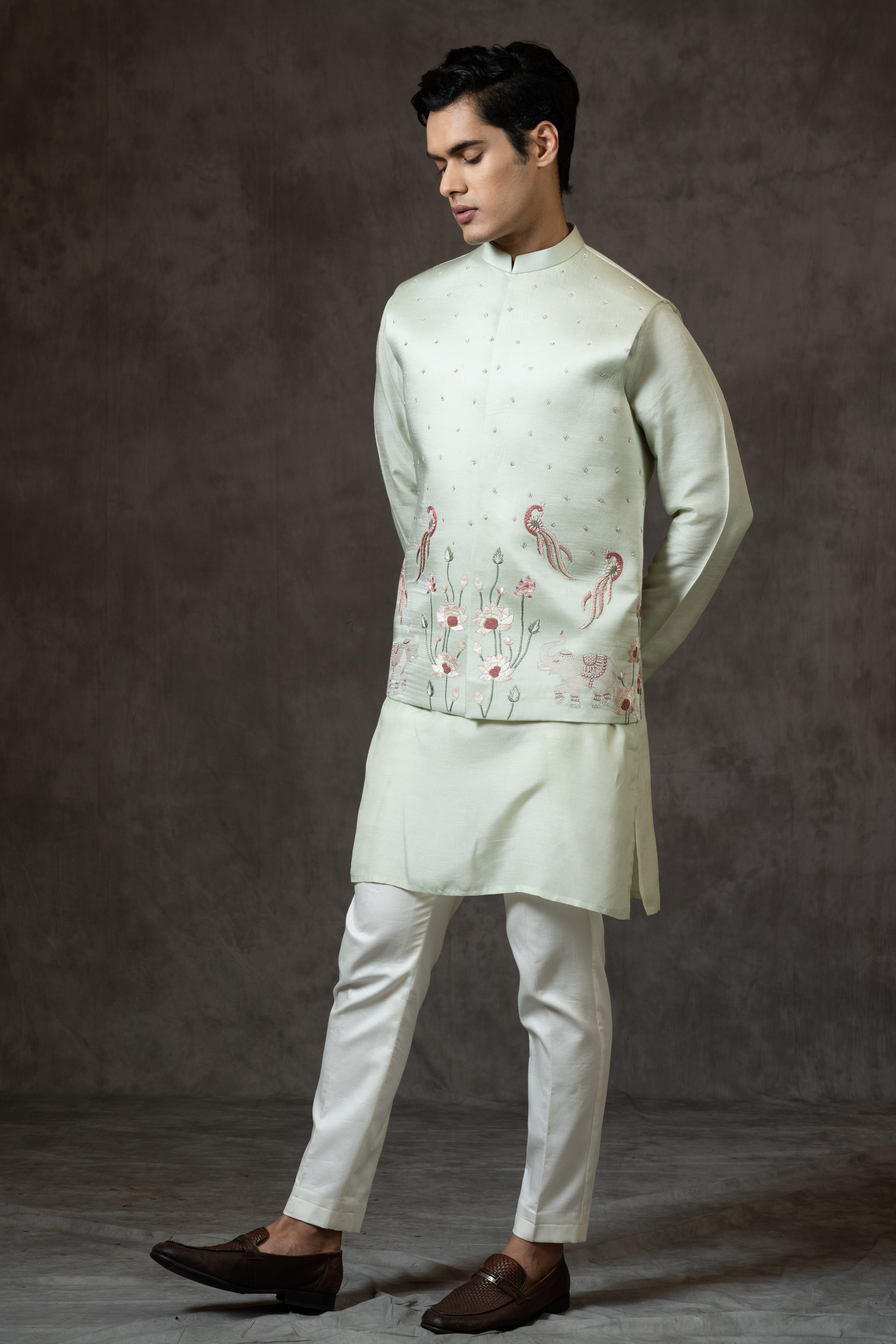 LOTUS GARDEN NEHRU KURTA SET