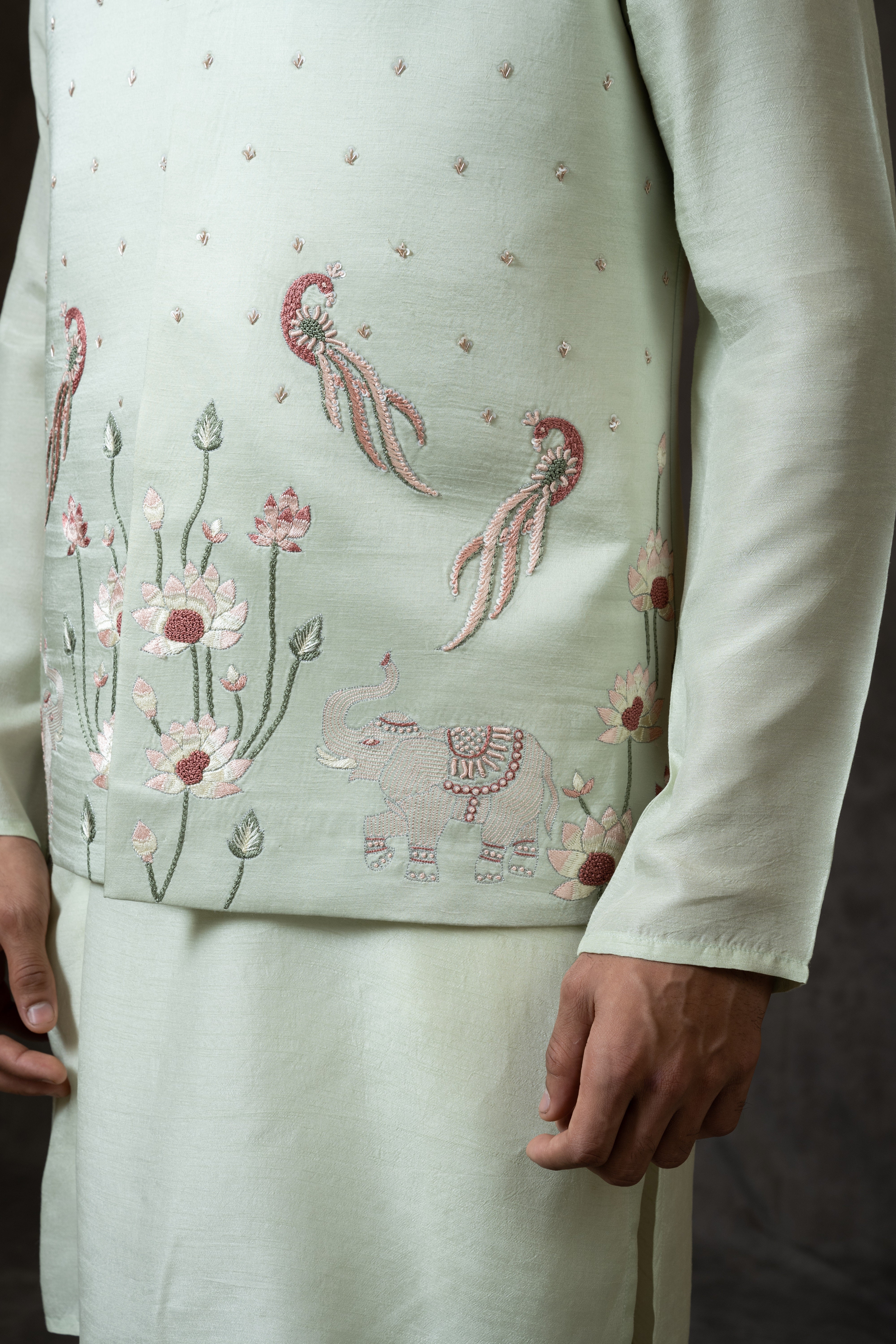 LOTUS GARDEN NEHRU KURTA SET