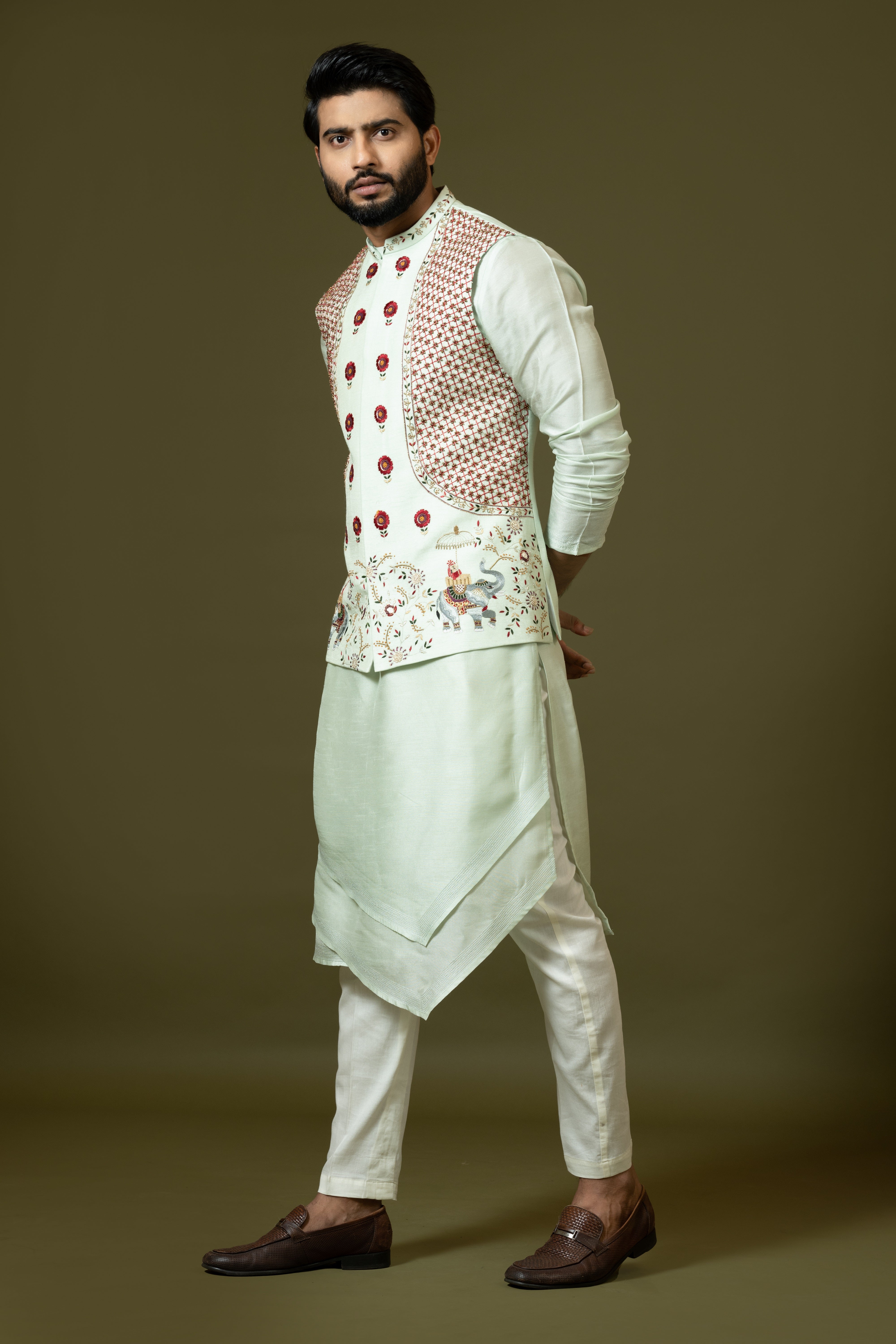 RAJABABU NEHRU KURTA SET