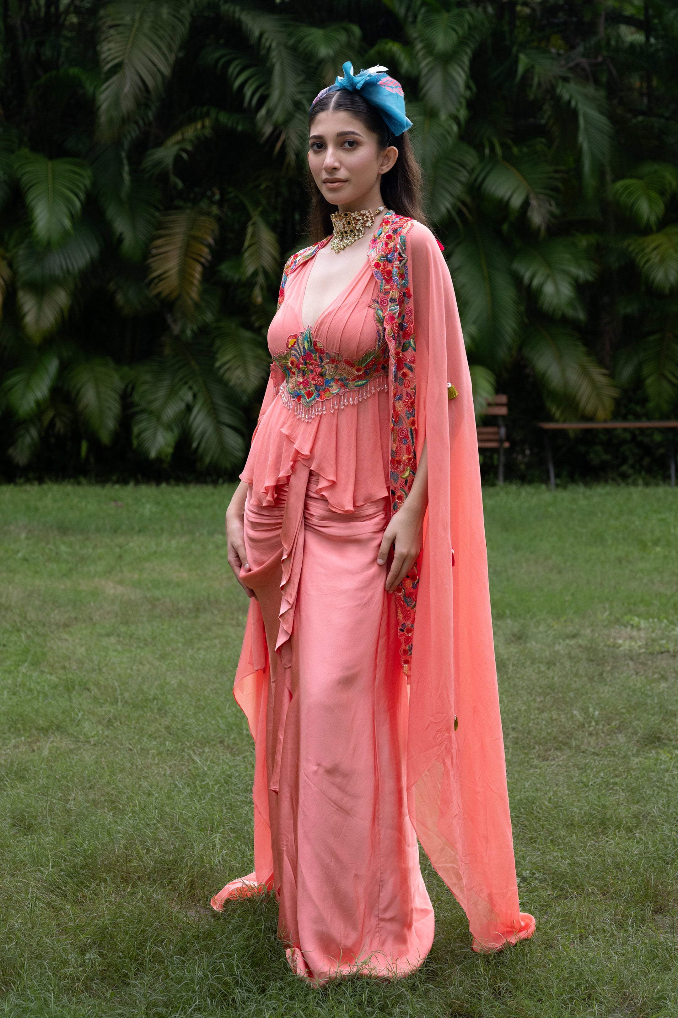 ROSALIA SKIRT AND CAPE SET