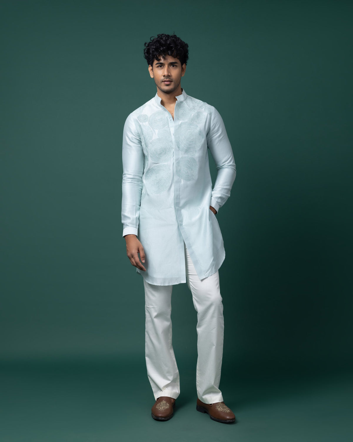 Abstract Gul kurta set by Paarsh Atelier, Aarohan collection