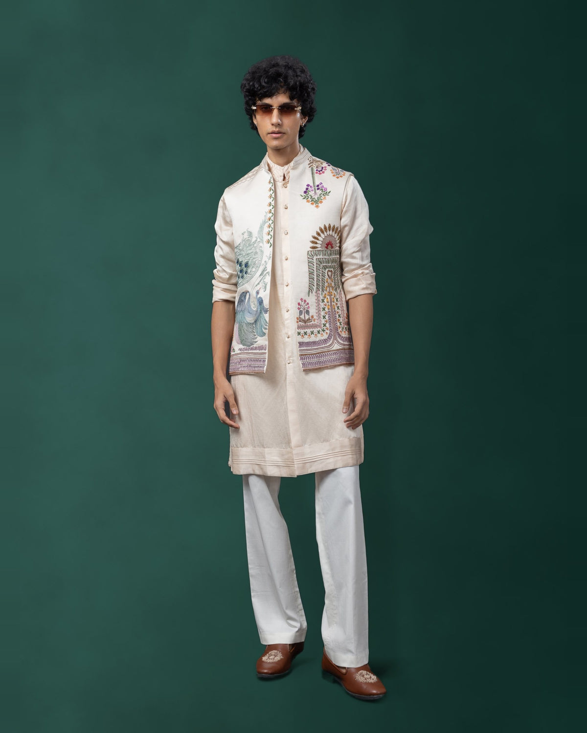 Archie nehru kurta set by Paarsh Atelier, Aarohan collection