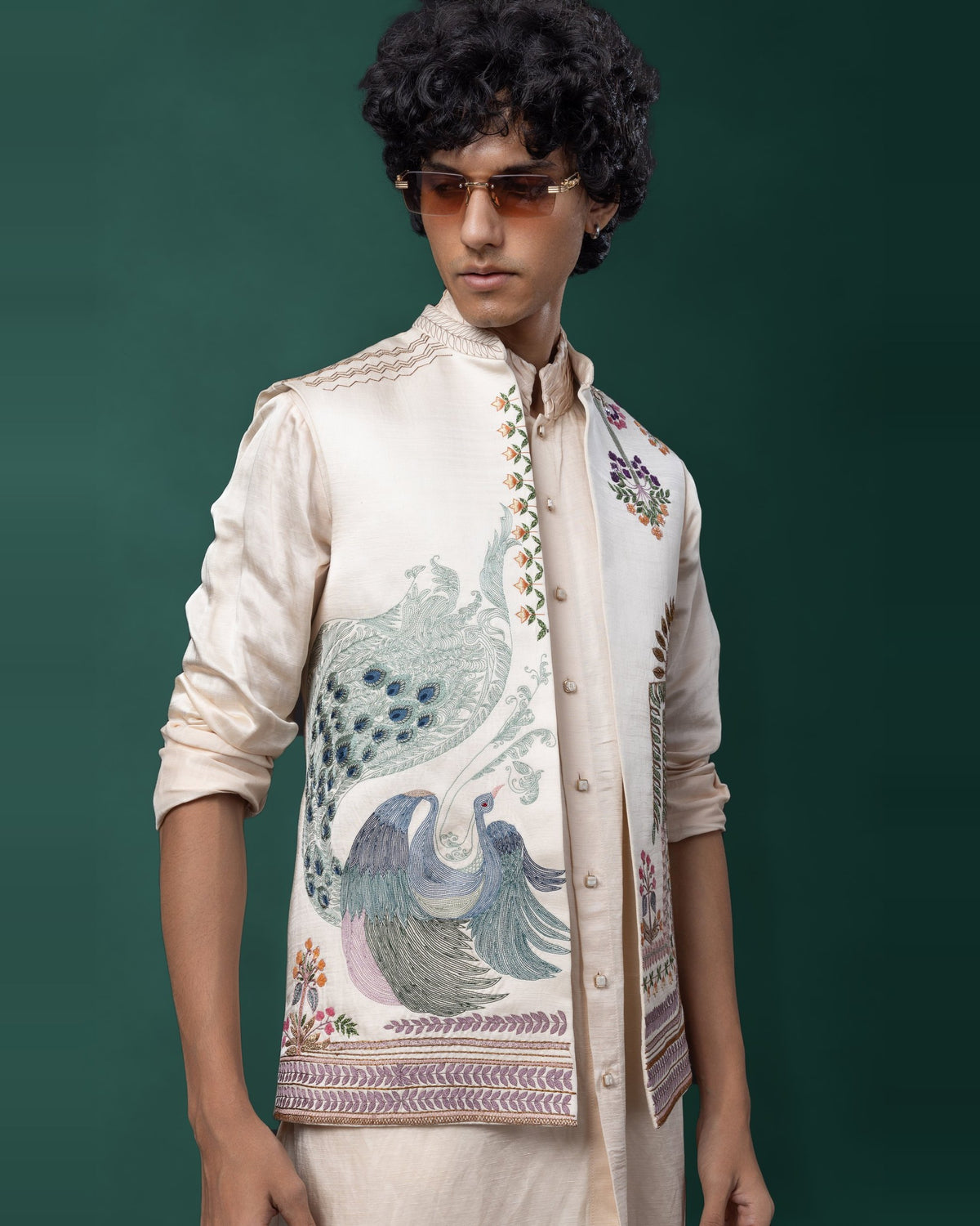 Archie nehru kurta set by Paarsh Atelier, Aarohan collection - view 4