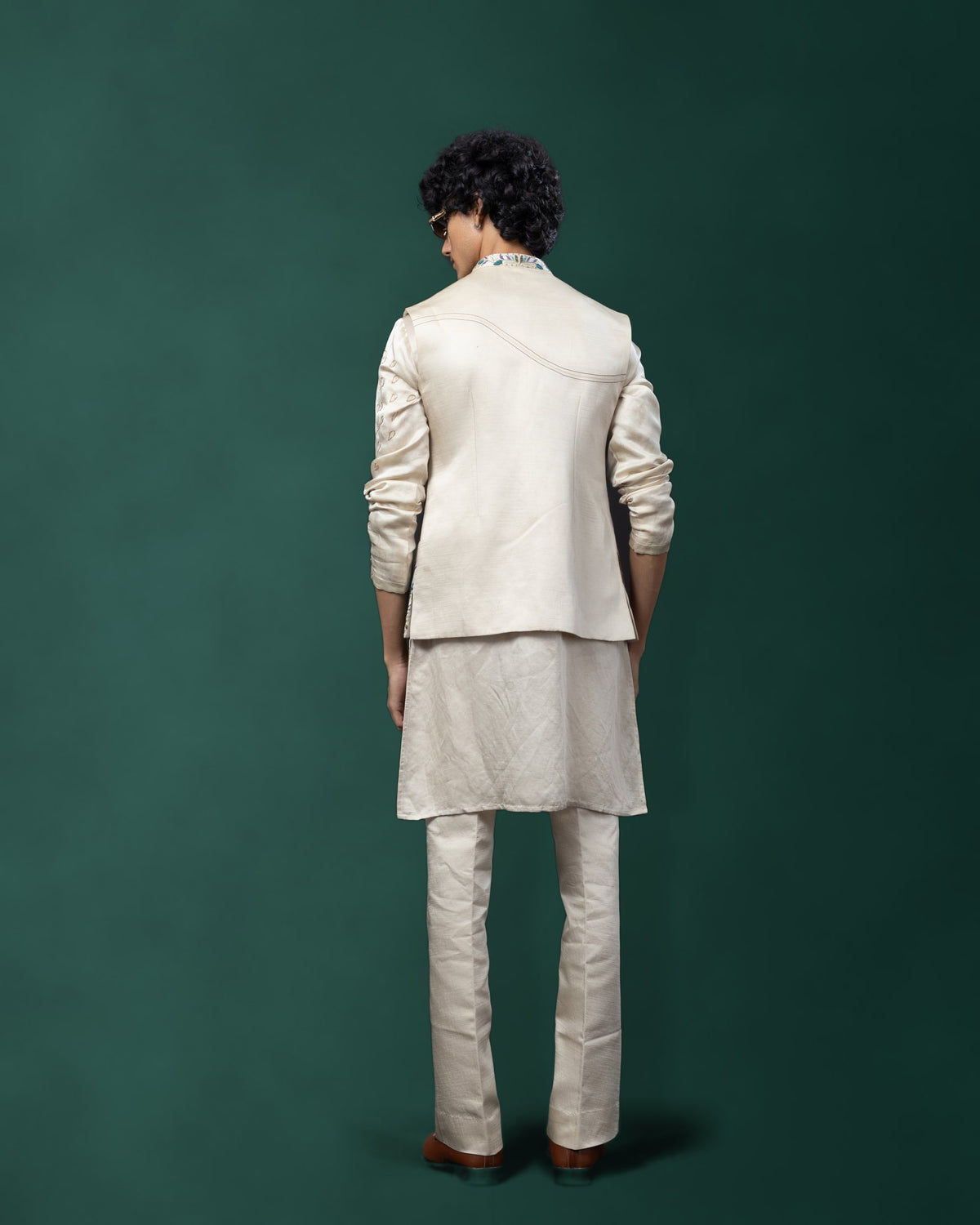 Arno nehru kurta set by Paarsh Atelier, Aarohan collection - view 4