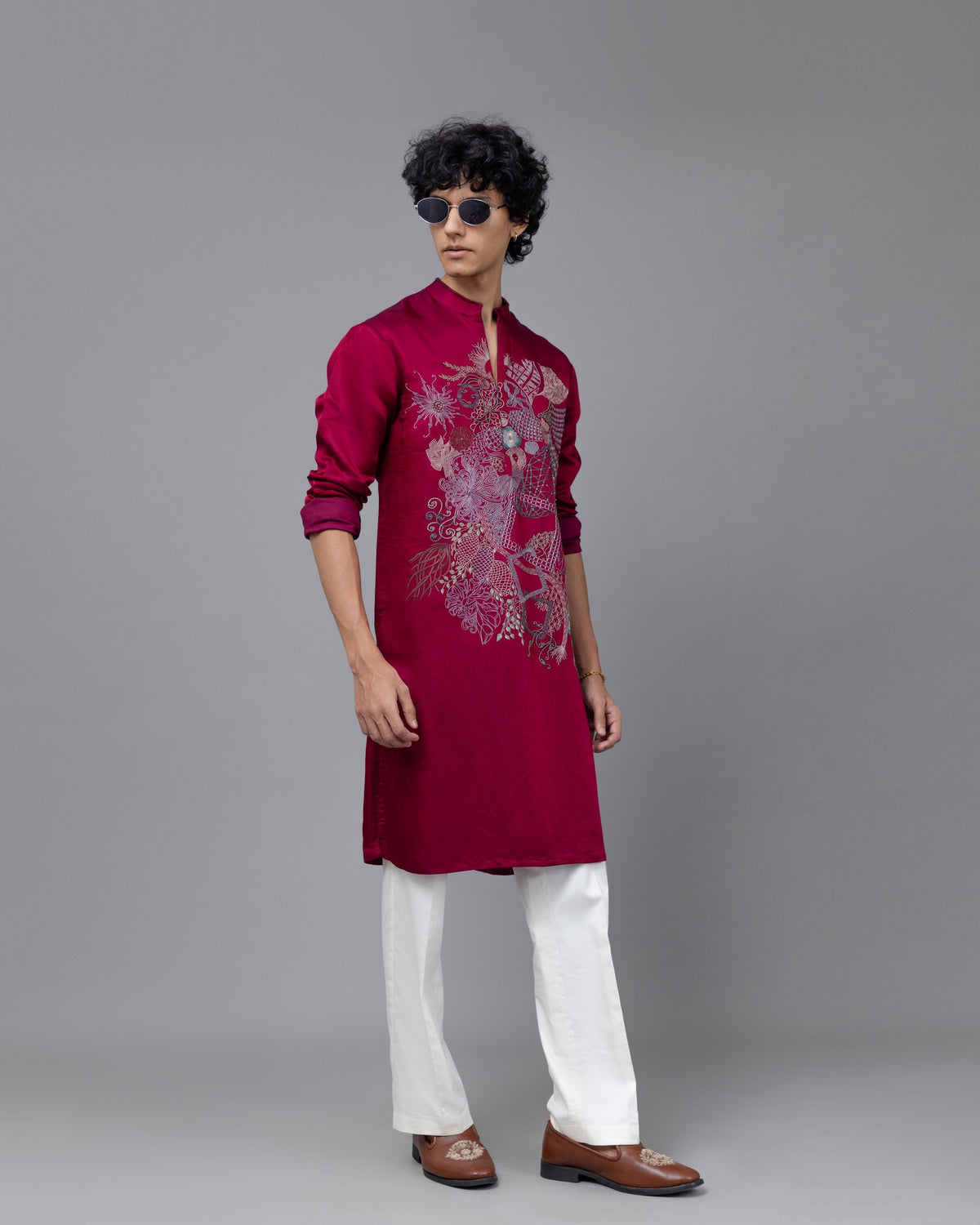 Enchanted Canopy kurta set by Paarsh Atelier, Aarohan collection - view 4