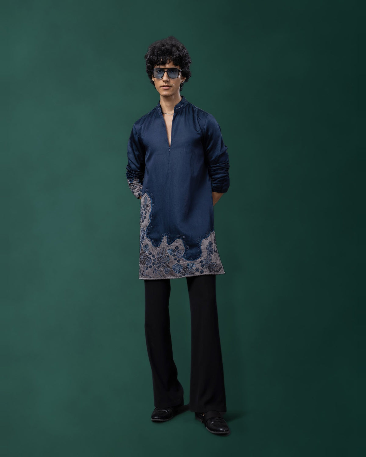 Ink And Bloom kurta set by Paarsh Atelier, Aarohan collection