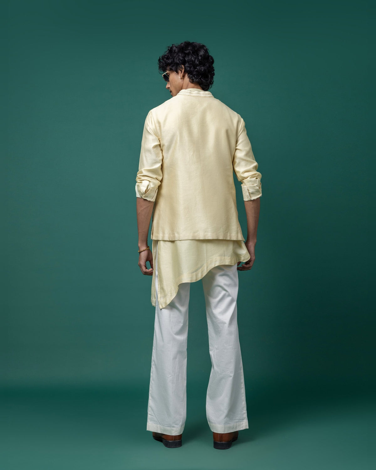 Izzac Nehru kurta set by Paarsh Atelier, Aarohan collection - view 5
