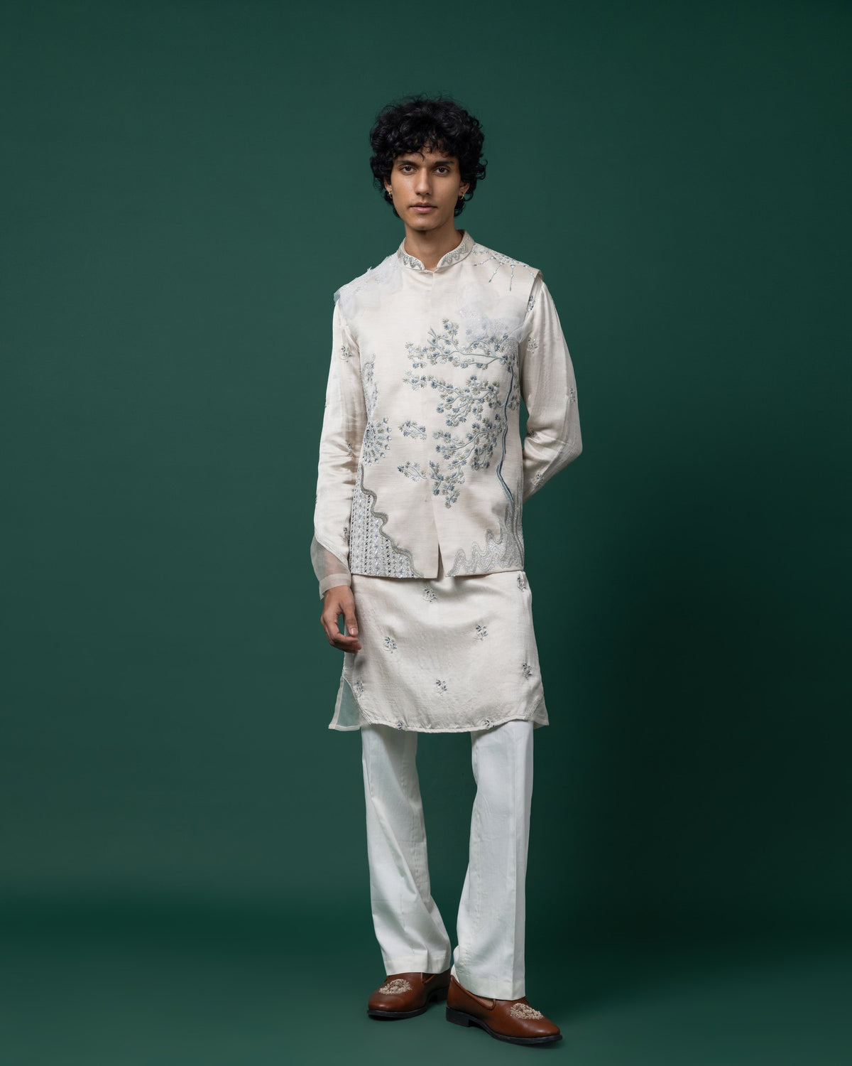 Miah Nehru kurta set by Paarsh Atelier, Aarohan collection