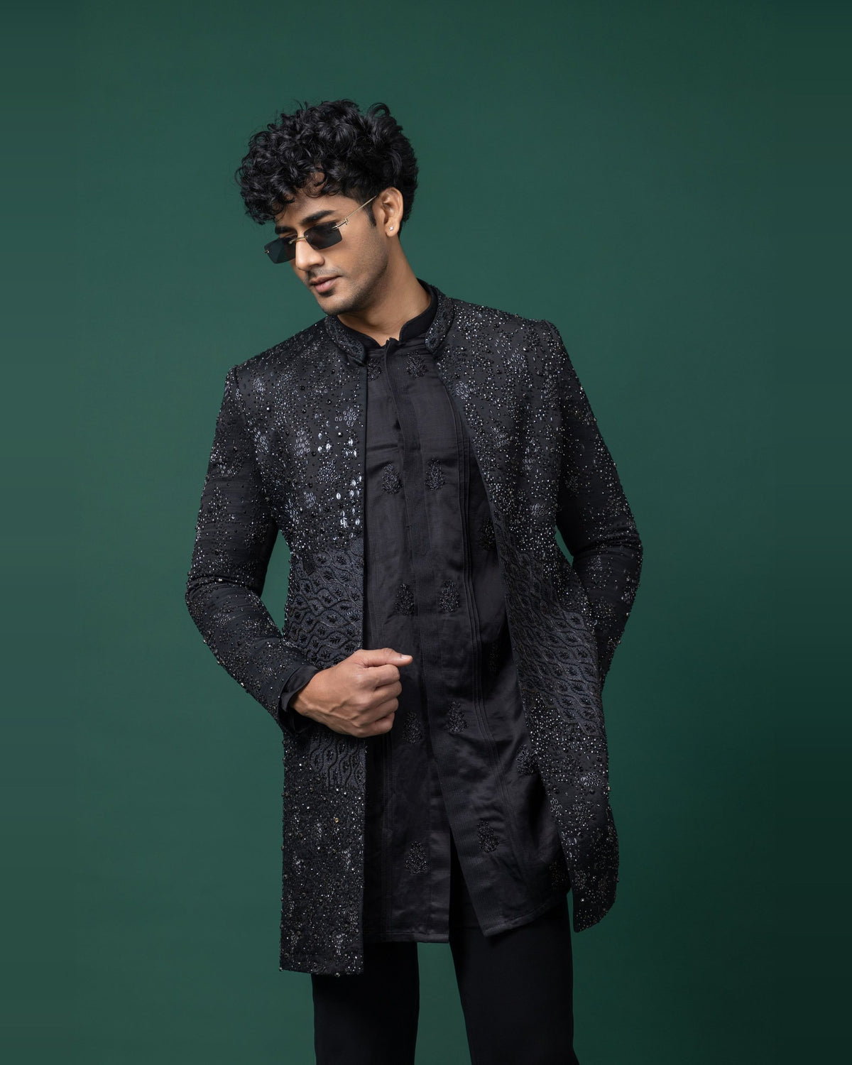 Nolan achkan set by Paarsh Atelier, Aarohan collection - view 5