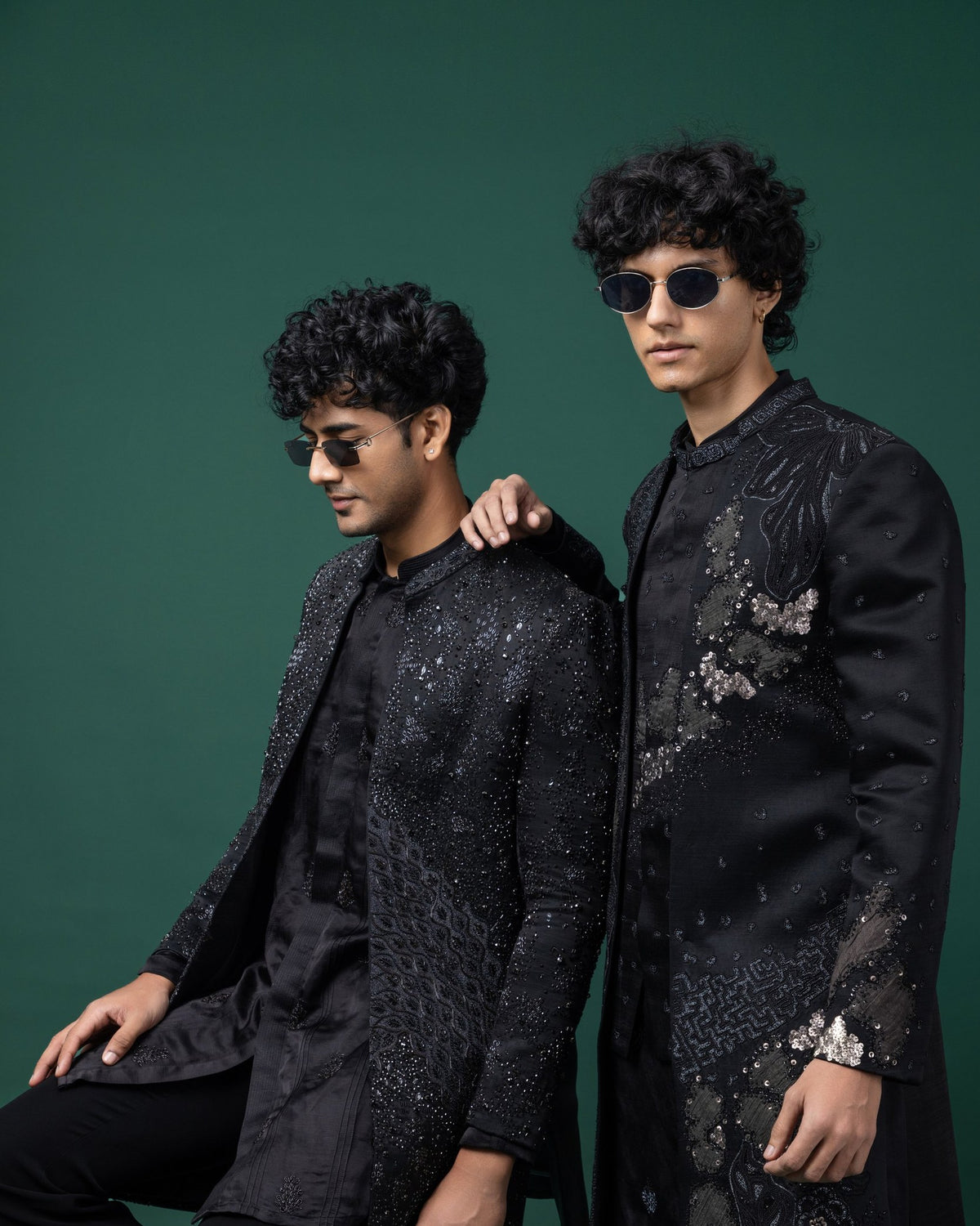 Nolan achkan set by Paarsh Atelier, Aarohan collection - view 9