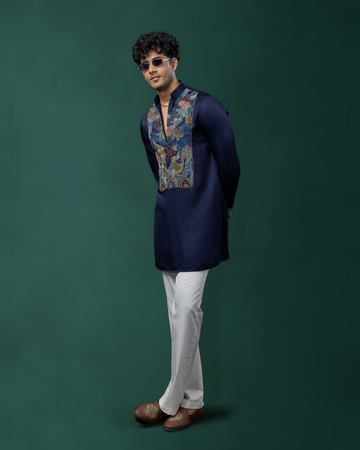 Royal Iris kurta set by Paarsh Atelier, Aarohan collection - view 3