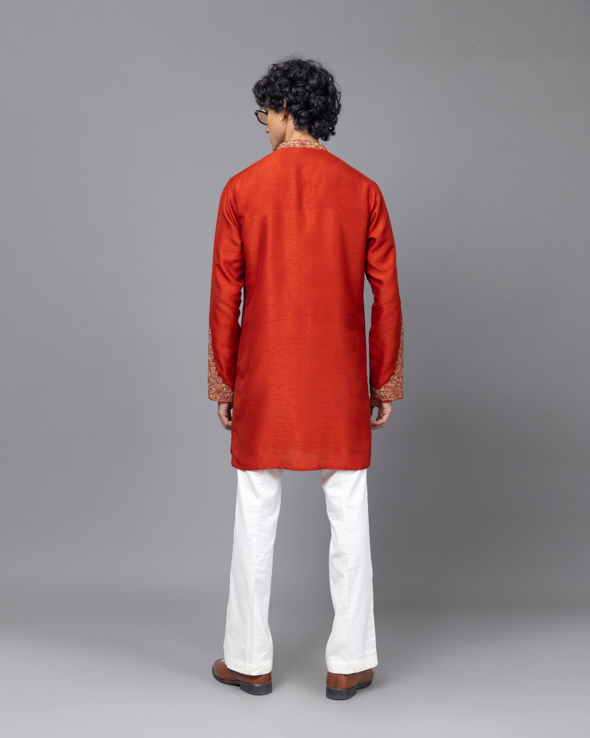 Rust Reverie kurta set by Paarsh Atelier, Aarohan collection - view 9