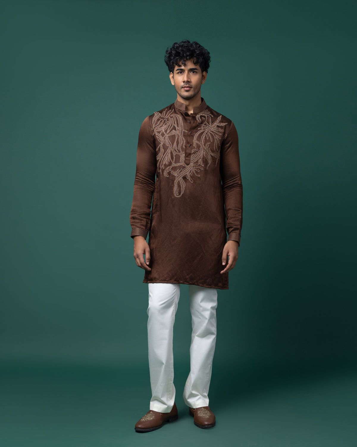 Terra Fluid kurta set by Paarsh Atelier, Aarohan collection