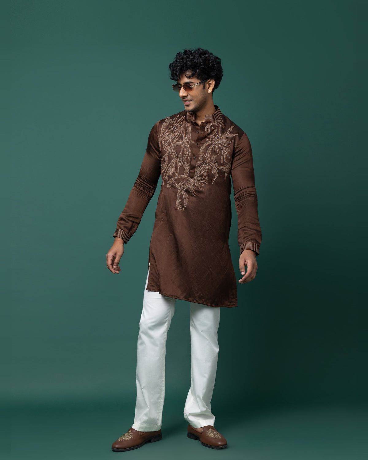 Terra Fluid kurta set by Paarsh Atelier, Aarohan collection - view 6