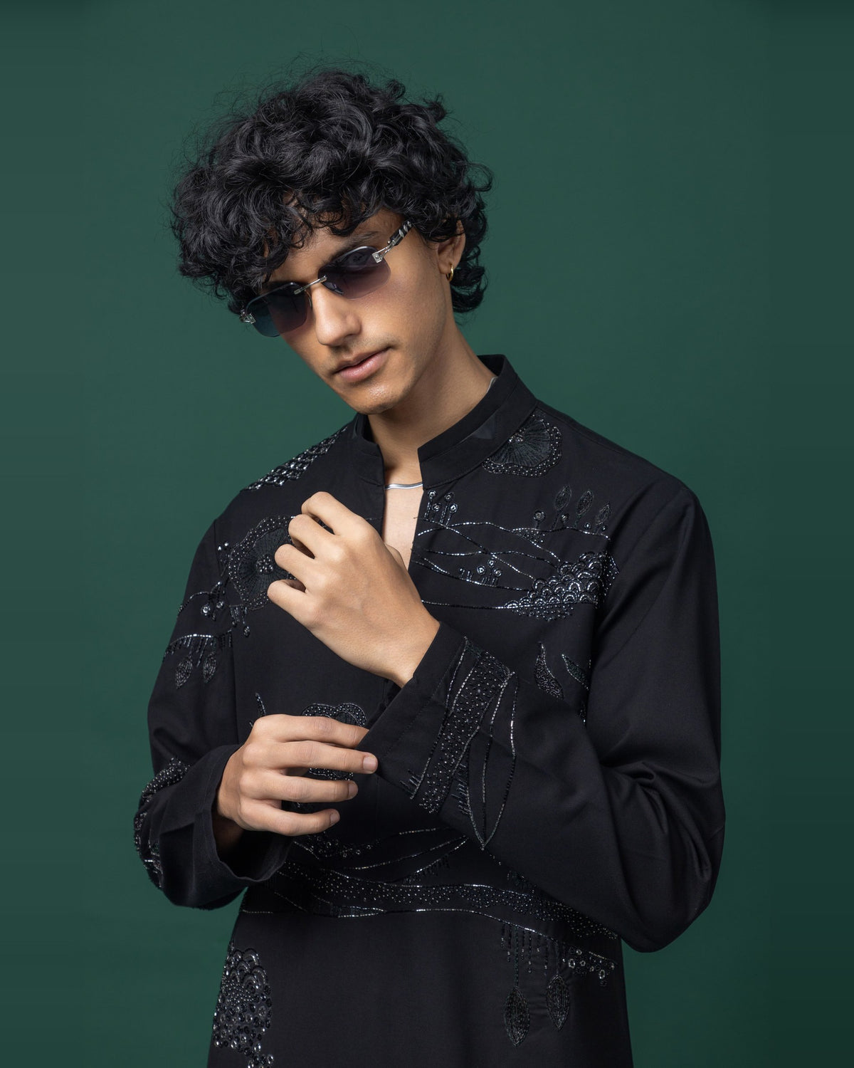 Zip and Zenith kurta set by Paarsh Atelier, Aarohan collection - view 3